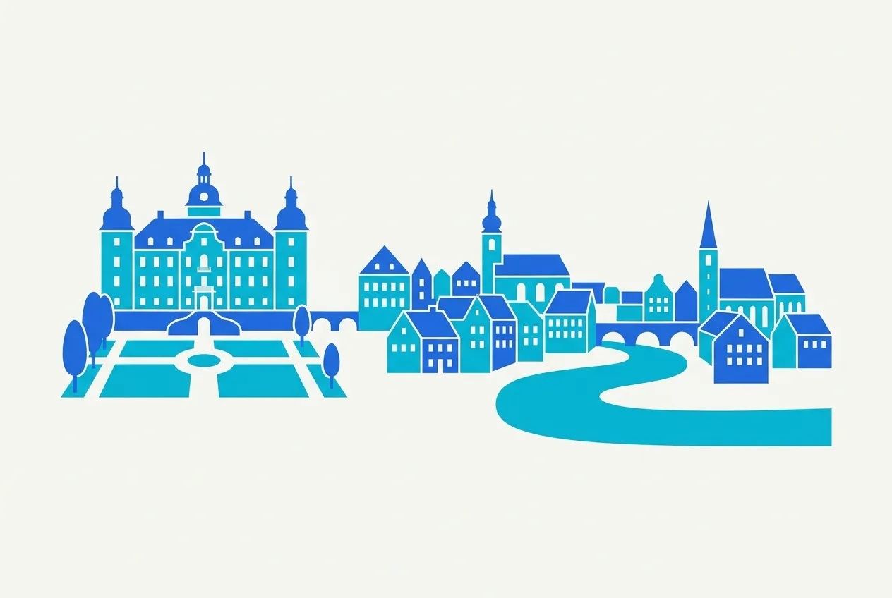 Illustration von Ettlingen – Webdesign für Ettlingen von NK IT Service