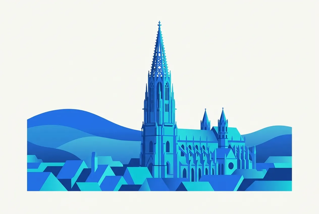 Illustration von Freiburg im Breisgau – Webdesign für Freiburg im Breisgau von NK IT Service