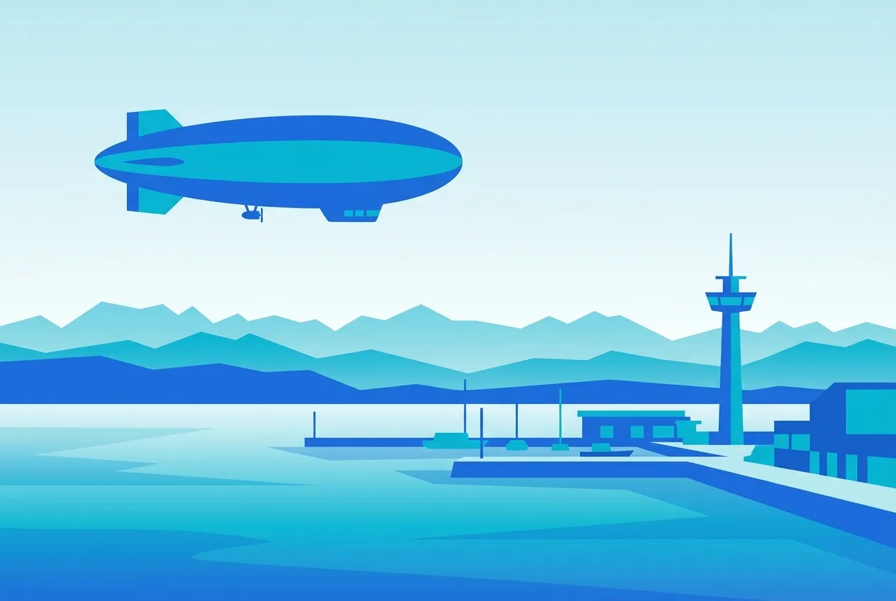 Illustration von Friedrichshafen – Webdesign für Friedrichshafen von NK IT Service