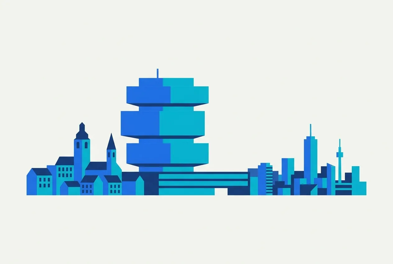 Illustration von Gerlingen – Webdesign für Gerlingen von NK IT Service