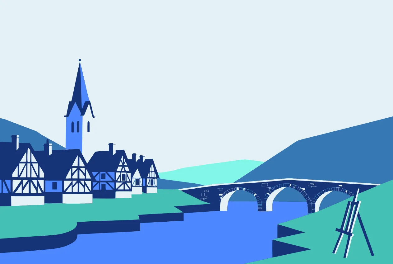 Illustration von Grötzingen – Computer-Service für Grötzingen von NK IT Service