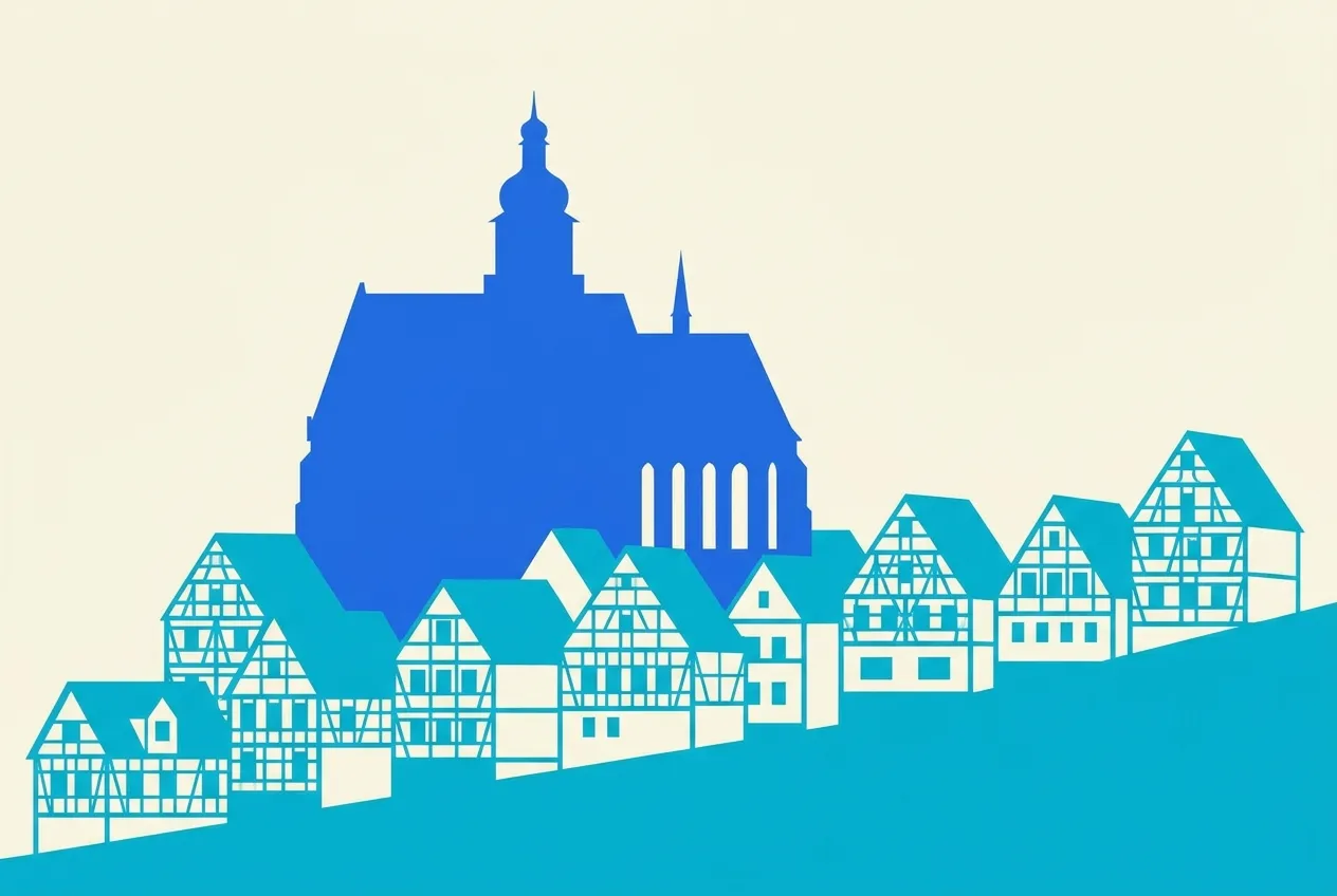 Illustration von Herrenberg – Webdesign für Herrenberg von NK IT Service