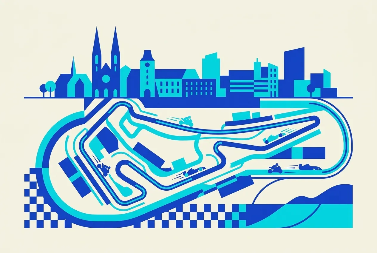 Illustration von Hockenheim – Webdesign für Hockenheim von NK IT Service