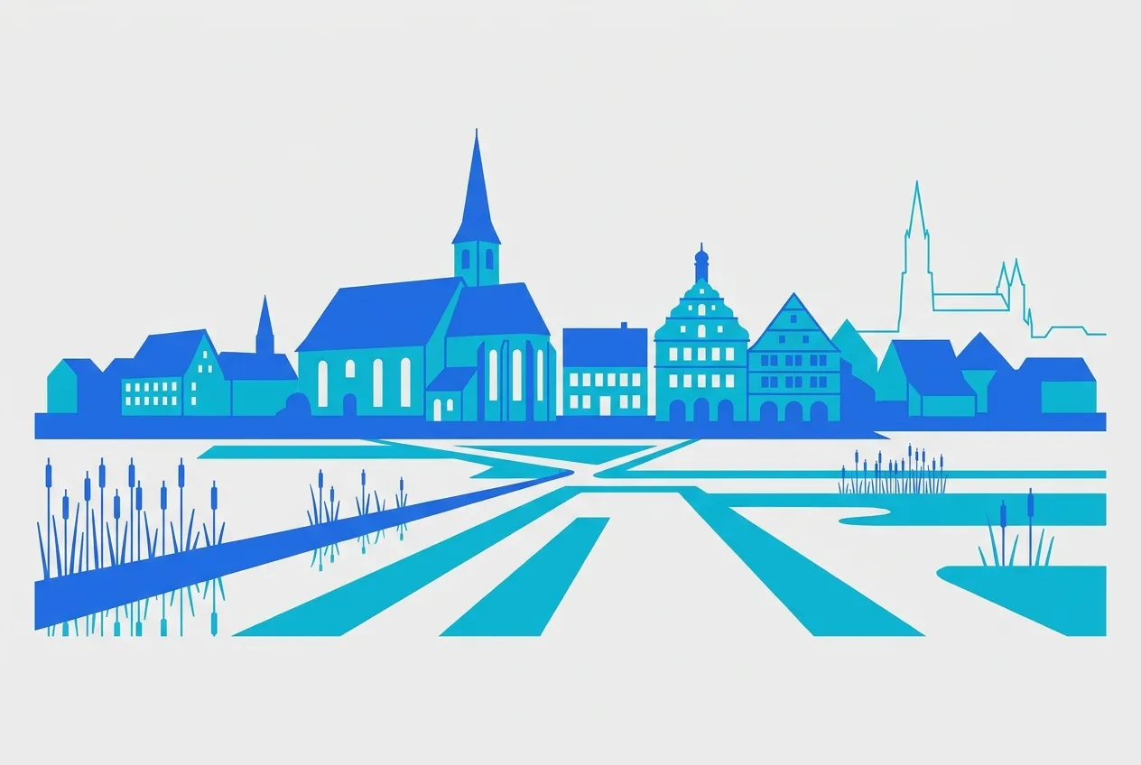 Illustration von Langenau – Webdesign für Langenau von NK IT Service