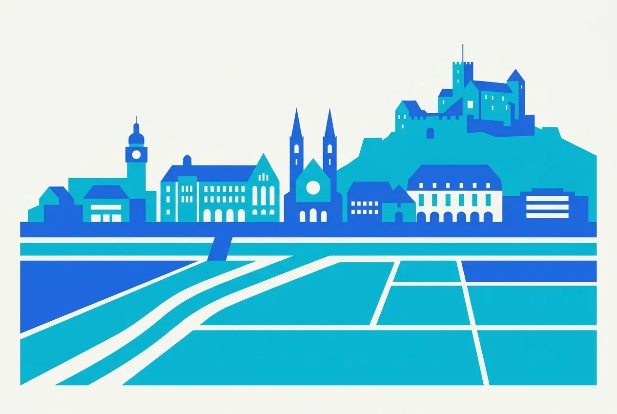 Illustration von Lörrach – Webdesign für Lörrach von NK IT Service
