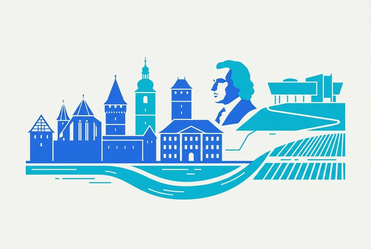Illustration von Marbach am Neckar – Webdesign für Marbach am Neckar von NK IT Service