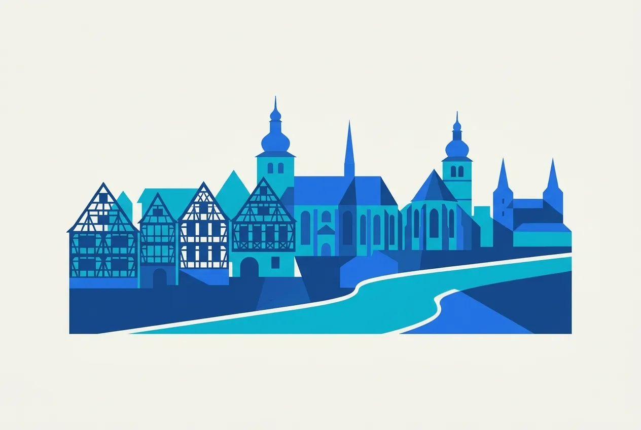 Illustration von Mosbach – Webdesign für Mosbach von NK IT Service