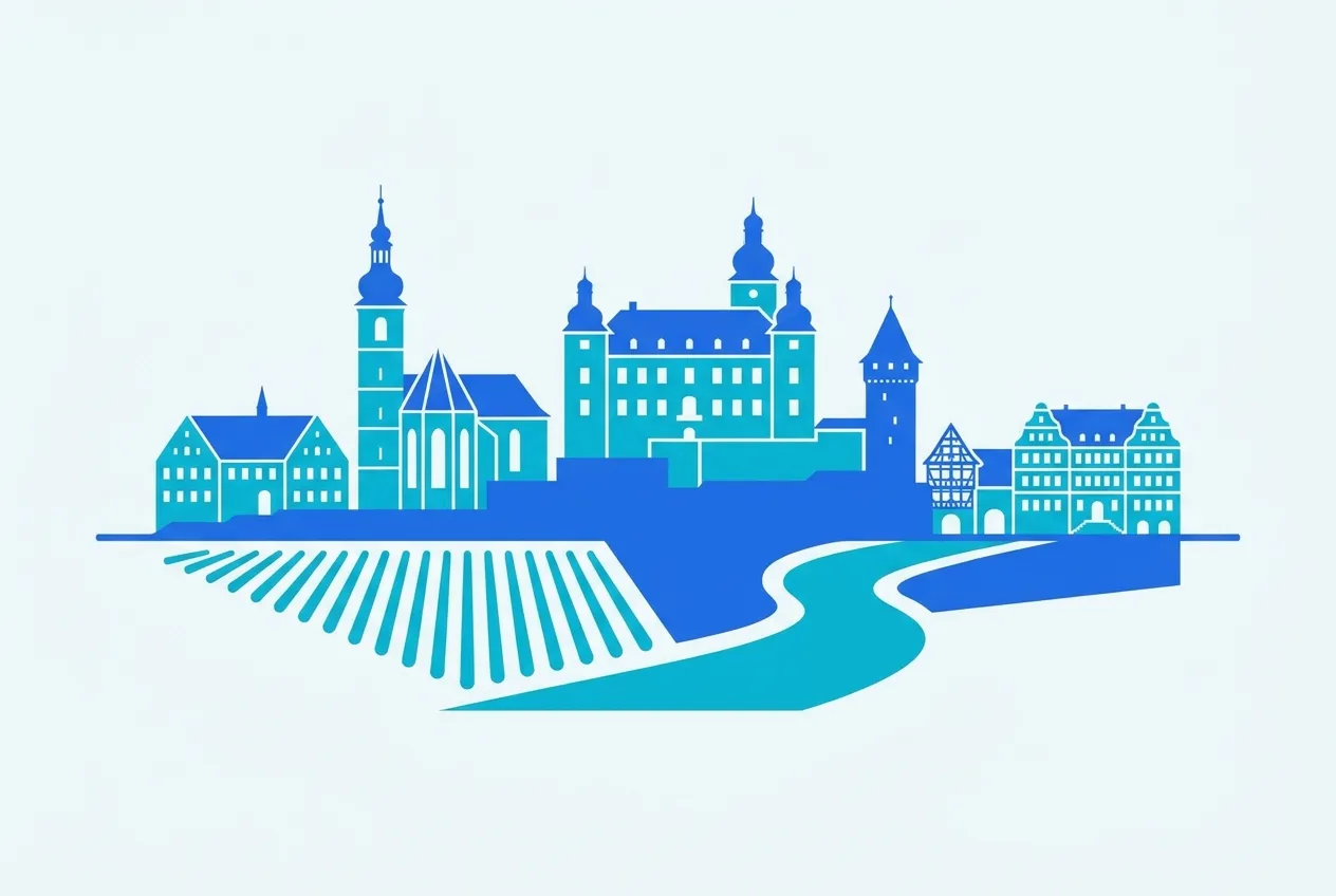 Illustration von Öhringen – Webdesign für Öhringen von NK IT Service