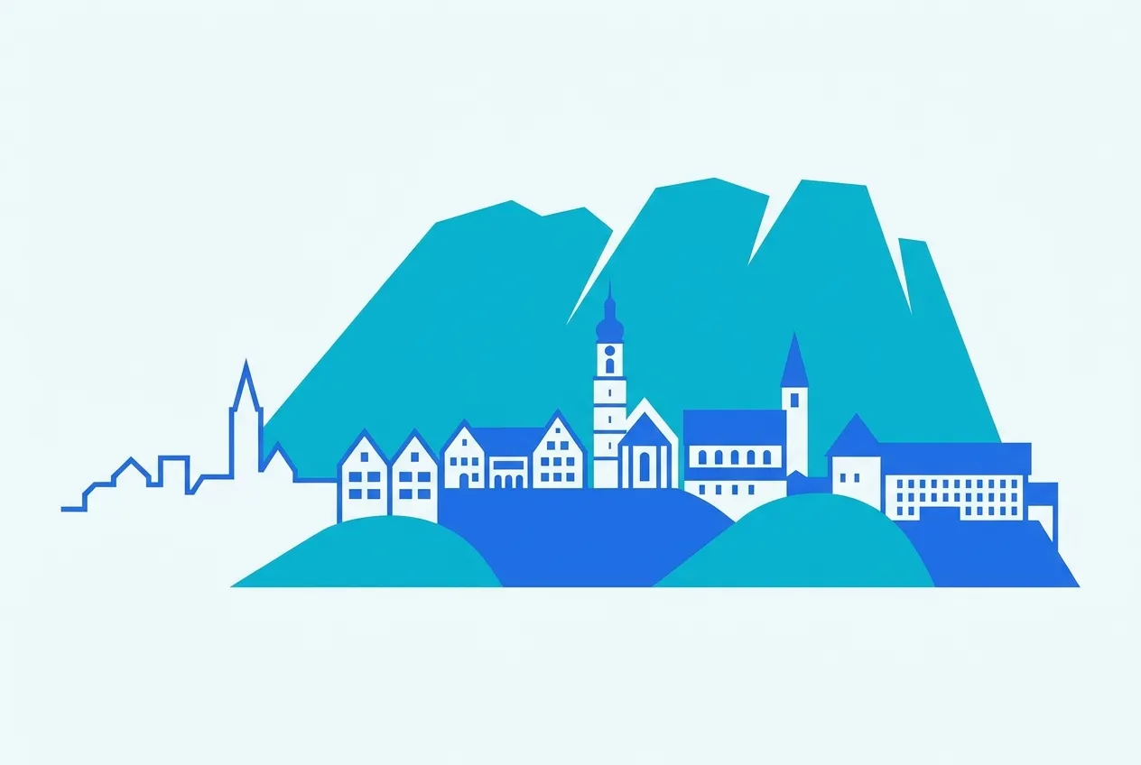 Illustration von Pfullingen – Webdesign für Pfullingen von NK IT Service