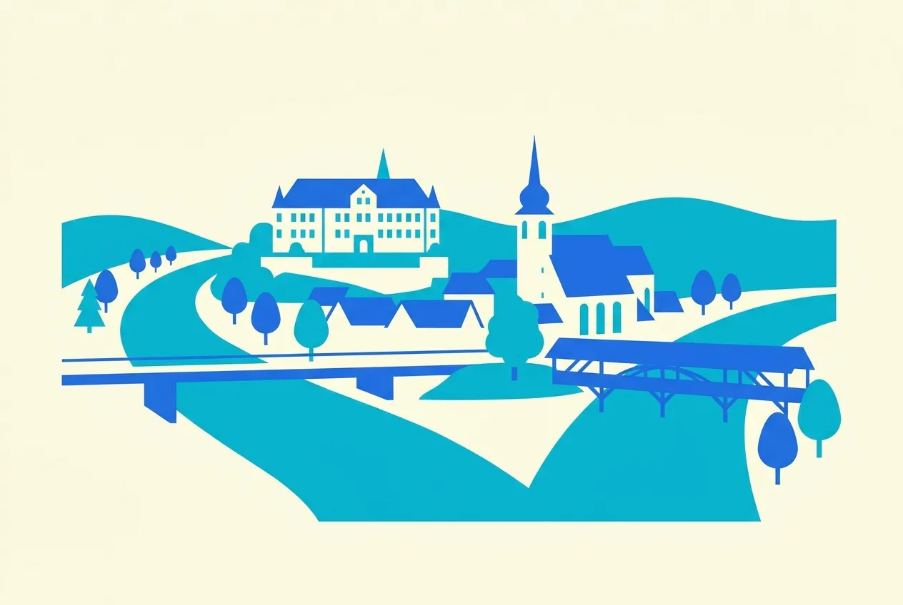 Illustration von Remseck am Neckar – Webdesign für Remseck am Neckar von NK IT Service