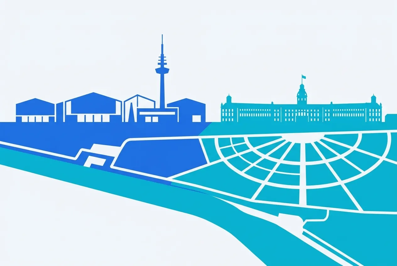 Illustration von Rheinstetten – Webdesign für Rheinstetten von NK IT Service