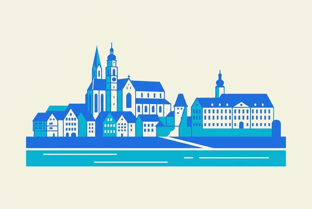 Illustration von Rottenburg am Neckar – Webdesign für Rottenburg am Neckar von NK IT Service