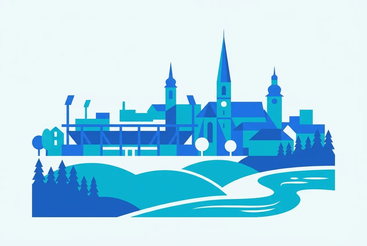 Illustration von Sandhausen – Webdesign für Sandhausen von NK IT Service