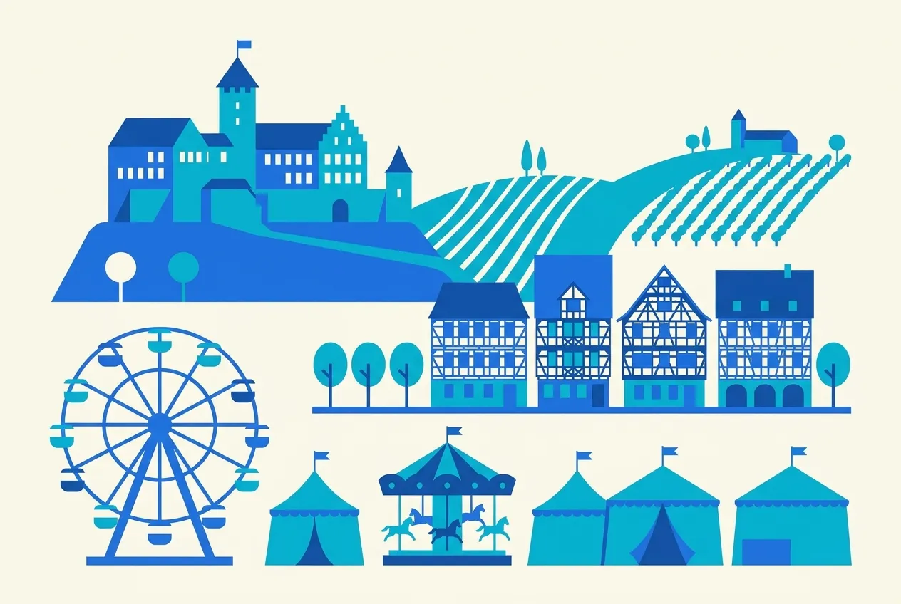 Illustration von Schriesheim – Webdesign für Schriesheim von NK IT Service