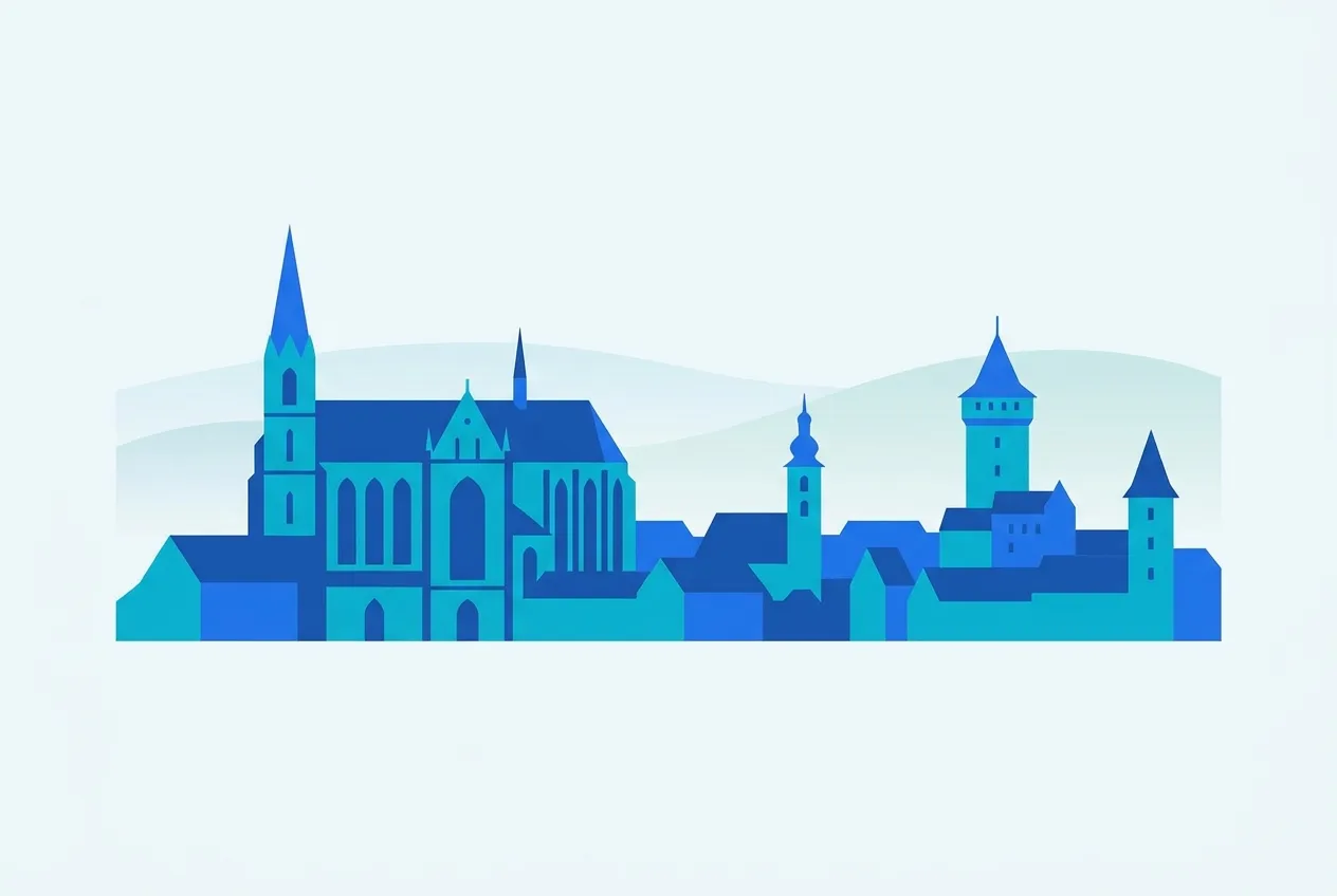 Illustration von Schwäbisch Gmünd – Webdesign für Schwäbisch Gmünd von NK IT Service