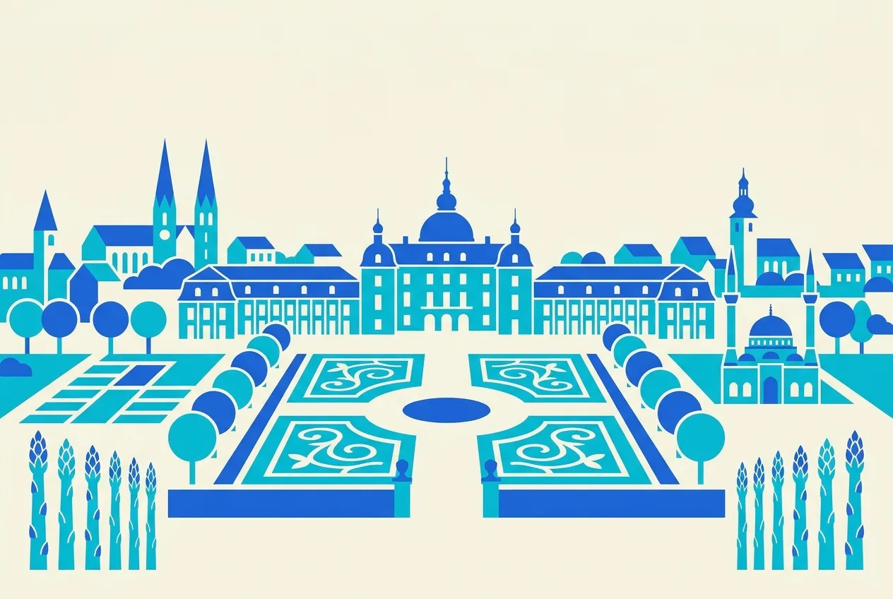 Illustration von Schwetzingen – Webdesign für Schwetzingen von NK IT Service