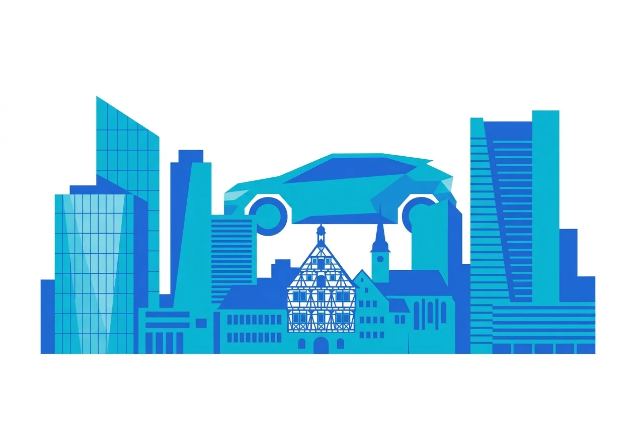 Illustration von Sindelfingen – Webdesign für Sindelfingen von NK IT Service