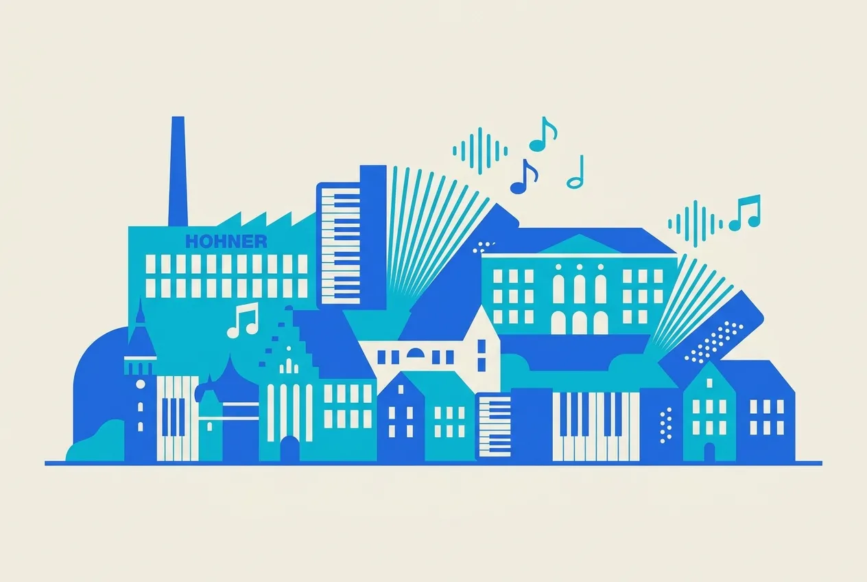 Illustration von Trossingen – Webdesign für Trossingen von NK IT Service