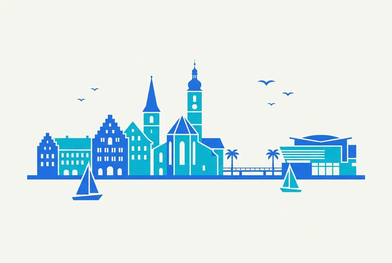 Illustration von Ueberlingen – Webdesign für Ueberlingen von NK IT Service