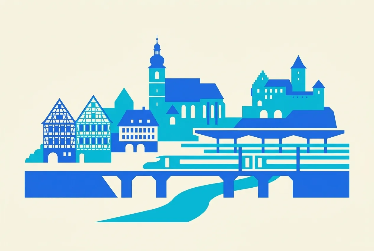 Illustration von Vaihingen an der Enz – Webdesign für Vaihingen an der Enz von NK IT Service