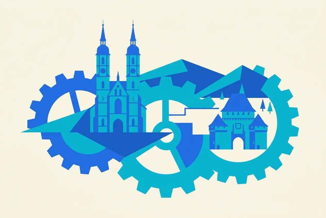 Illustration von Villingen-Schwenningen – Webdesign für Villingen-Schwenningen von NK IT Service