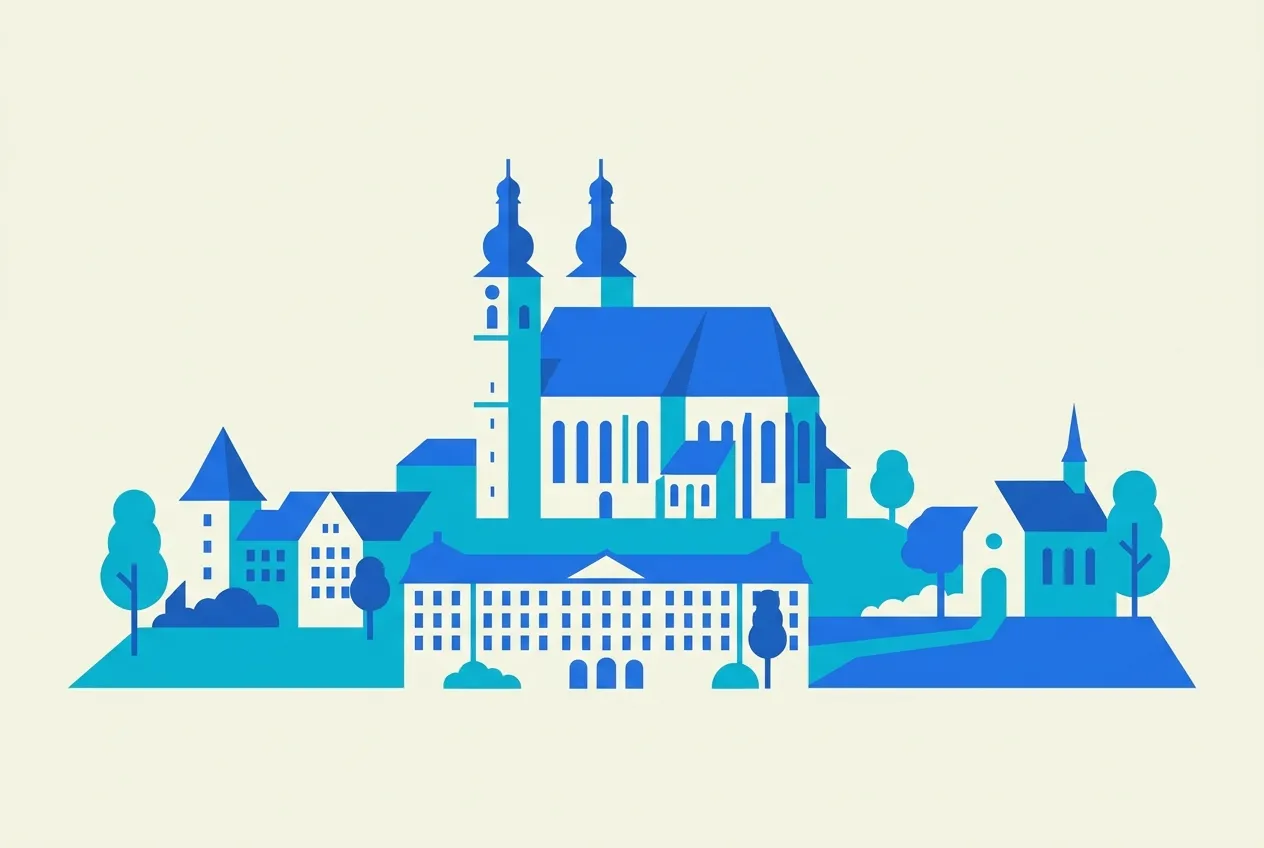 Illustration von Waghaeusel – Webdesign für Waghaeusel von NK IT Service