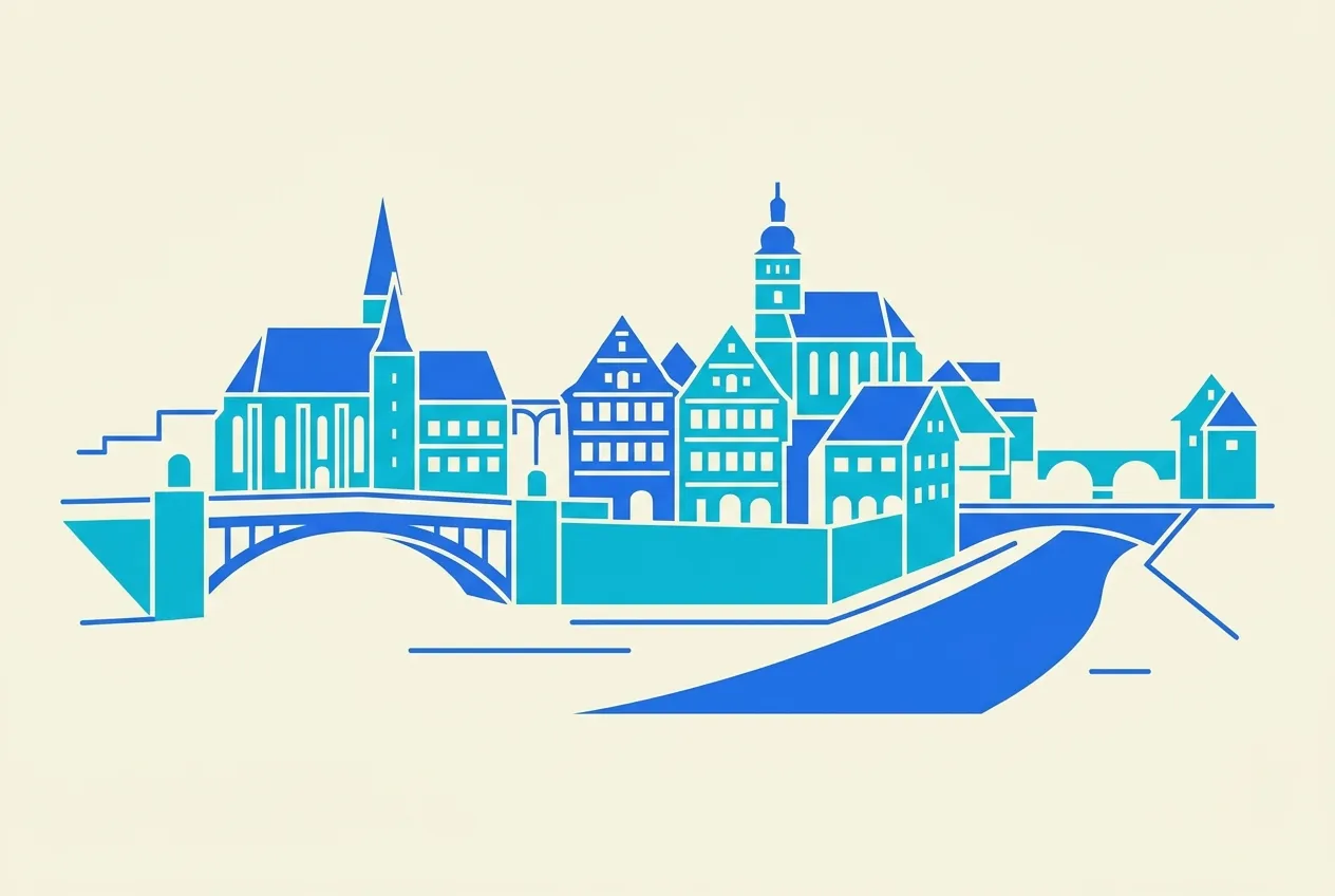 Illustration von Waiblingen – Webdesign für Waiblingen von NK IT Service