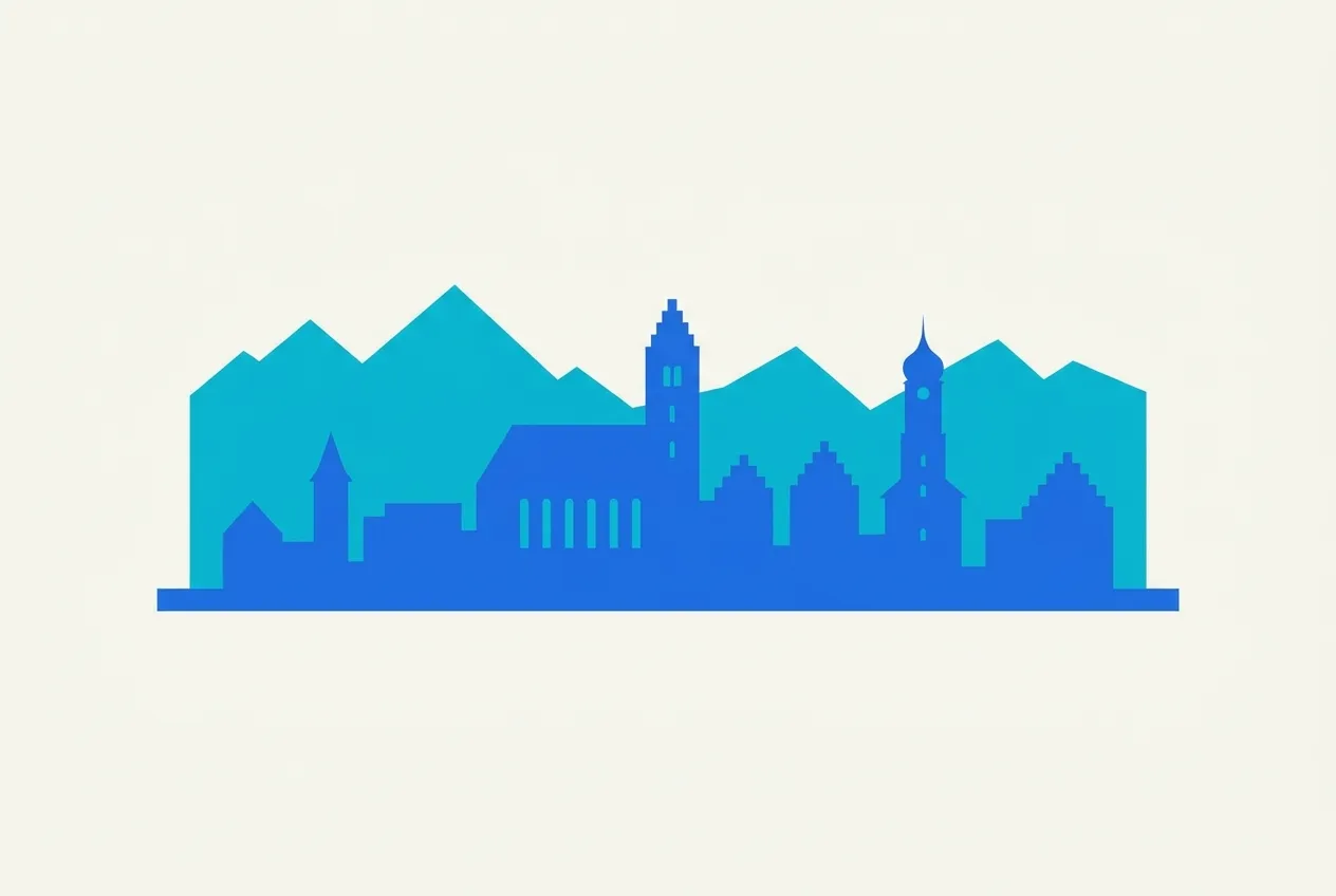 Illustration von Wangen im Allgaeu – Webdesign für Wangen im Allgaeu von NK IT Service