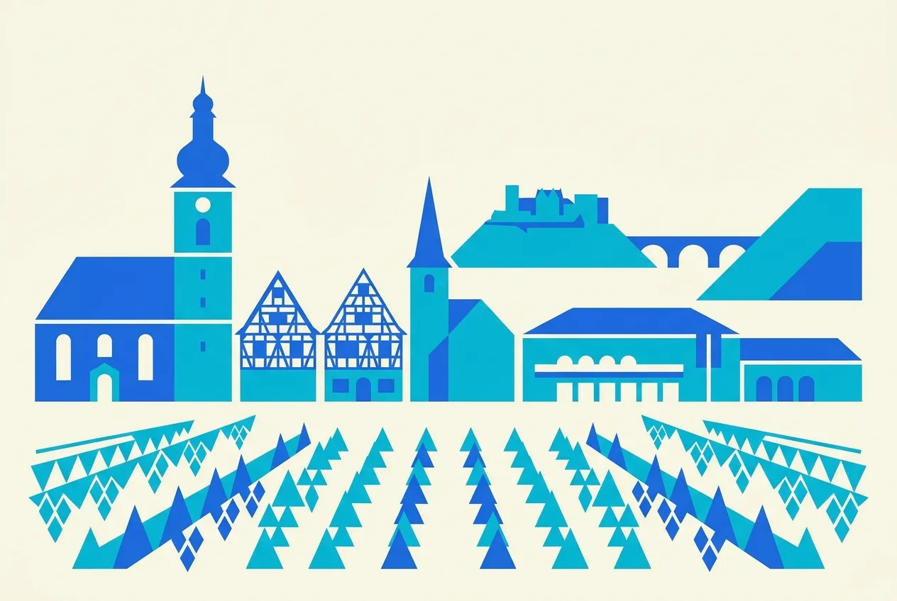 Illustration von Wiesloch – Webdesign für Wiesloch von NK IT Service