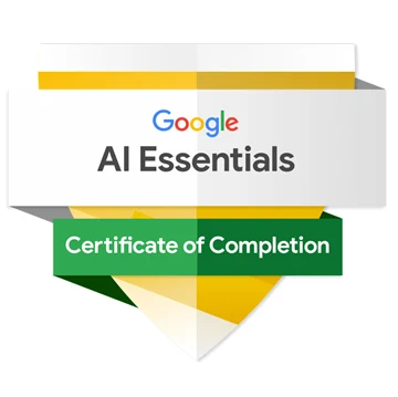 Google AI Essentials – Zertifikat von Google