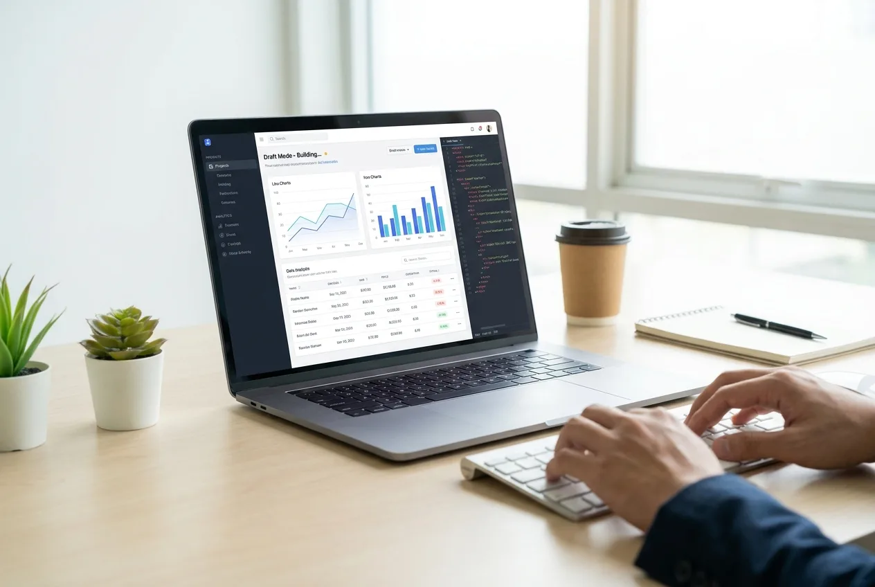Individuelle Web-Anwendung mit Dashboard, Diagrammen und Tabellen – Softwareentwicklung von NK IT Service