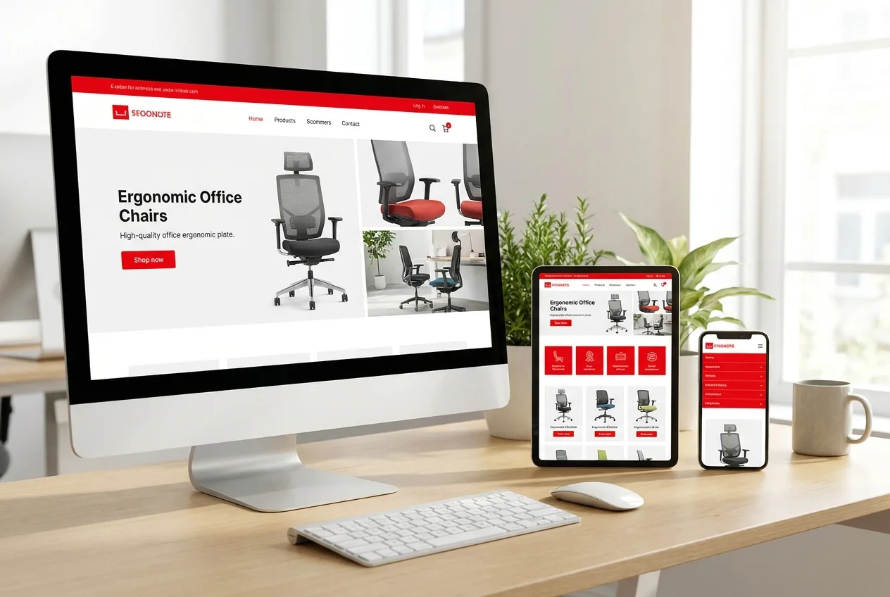 Responsive Website auf Desktop, Tablet und Smartphone – Mobile-First-Webdesign von NK IT Service