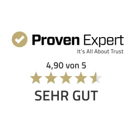 ProvenExpert: 4,90 von 5 – SEHR GUT