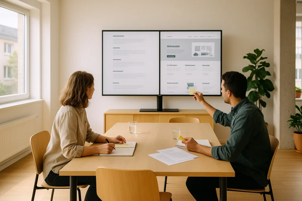 Homepage für Unternehmen: Onepager oder komplette Firmenwebseite?