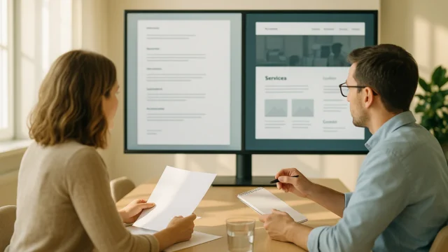 Homepage für Unternehmen: Onepager oder komplette Firmenwebseite?